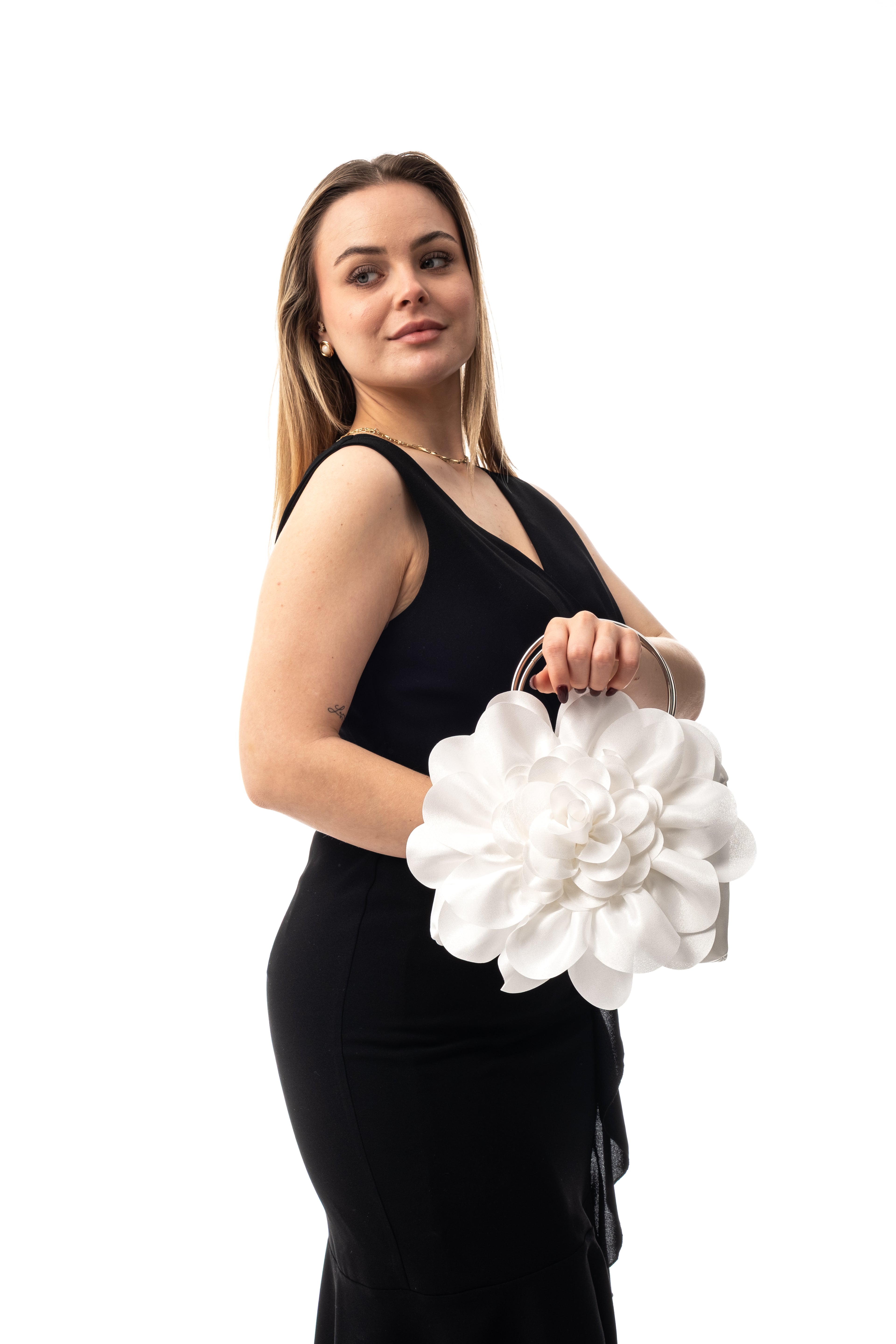 MİLA | Beyaz Abiye Çanta