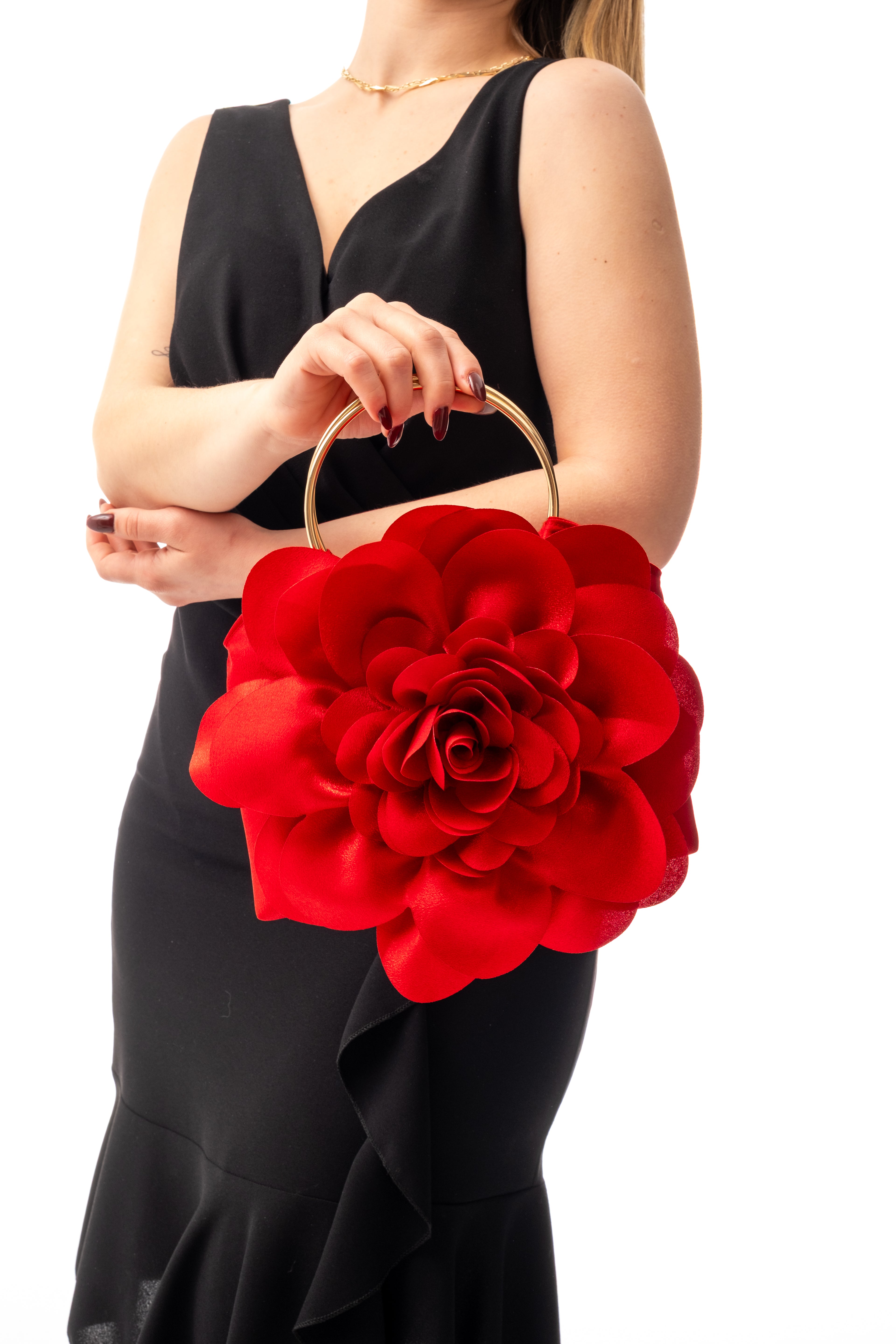 LİNA | Kırmızı Abiye Çanta