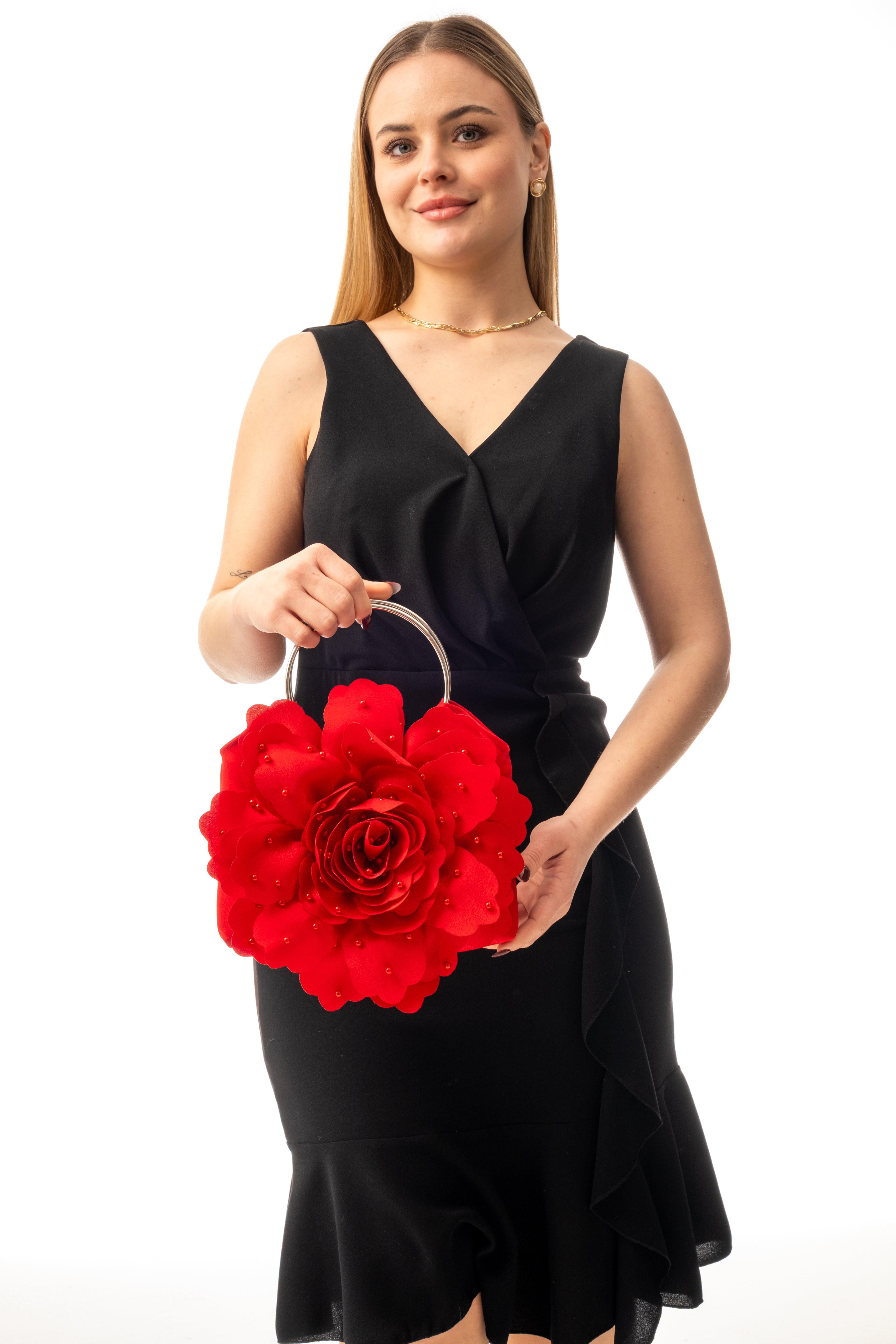 PERLA | Kırmızı Abiye Çanta