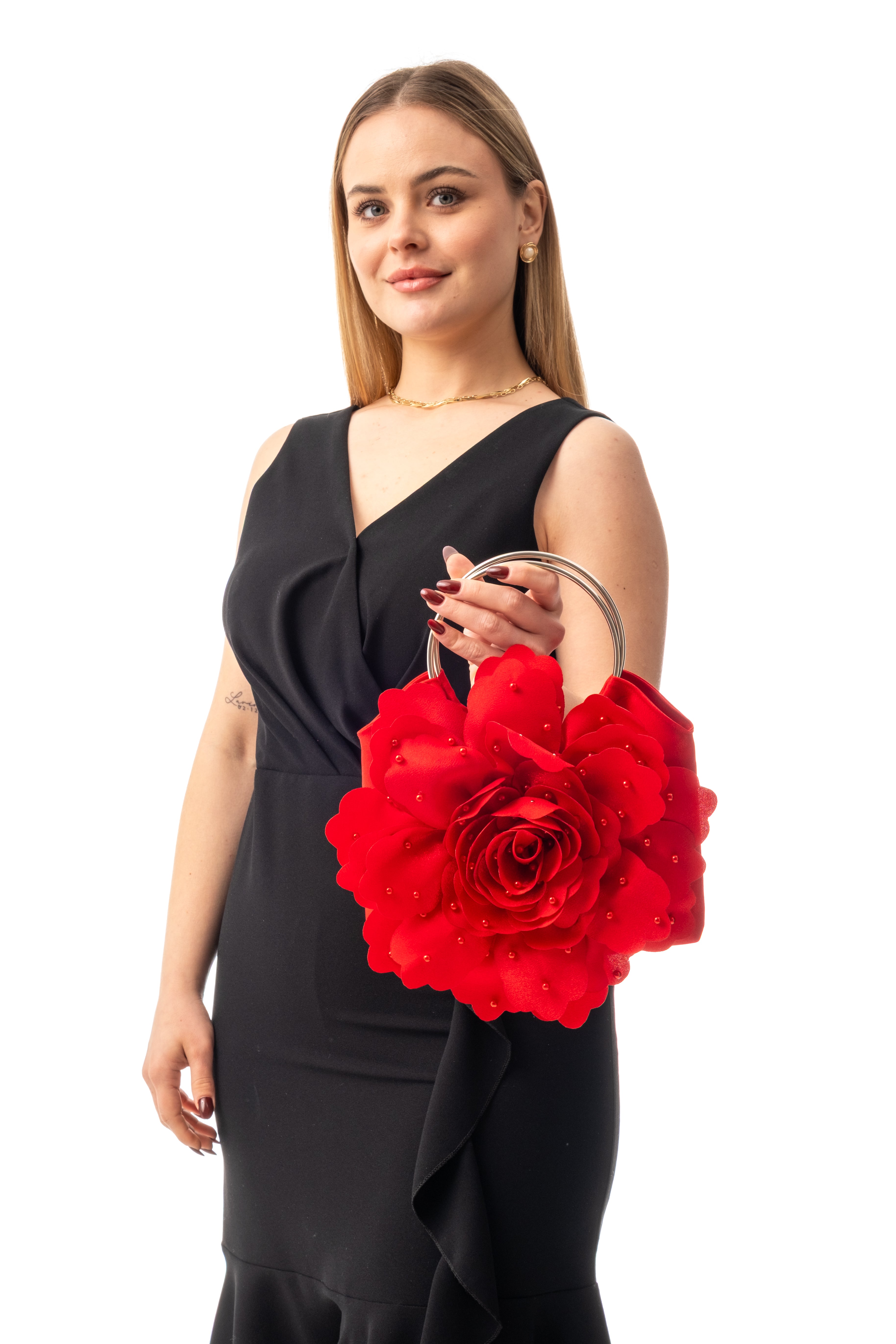 PERLA | Kırmızı Abiye Çanta