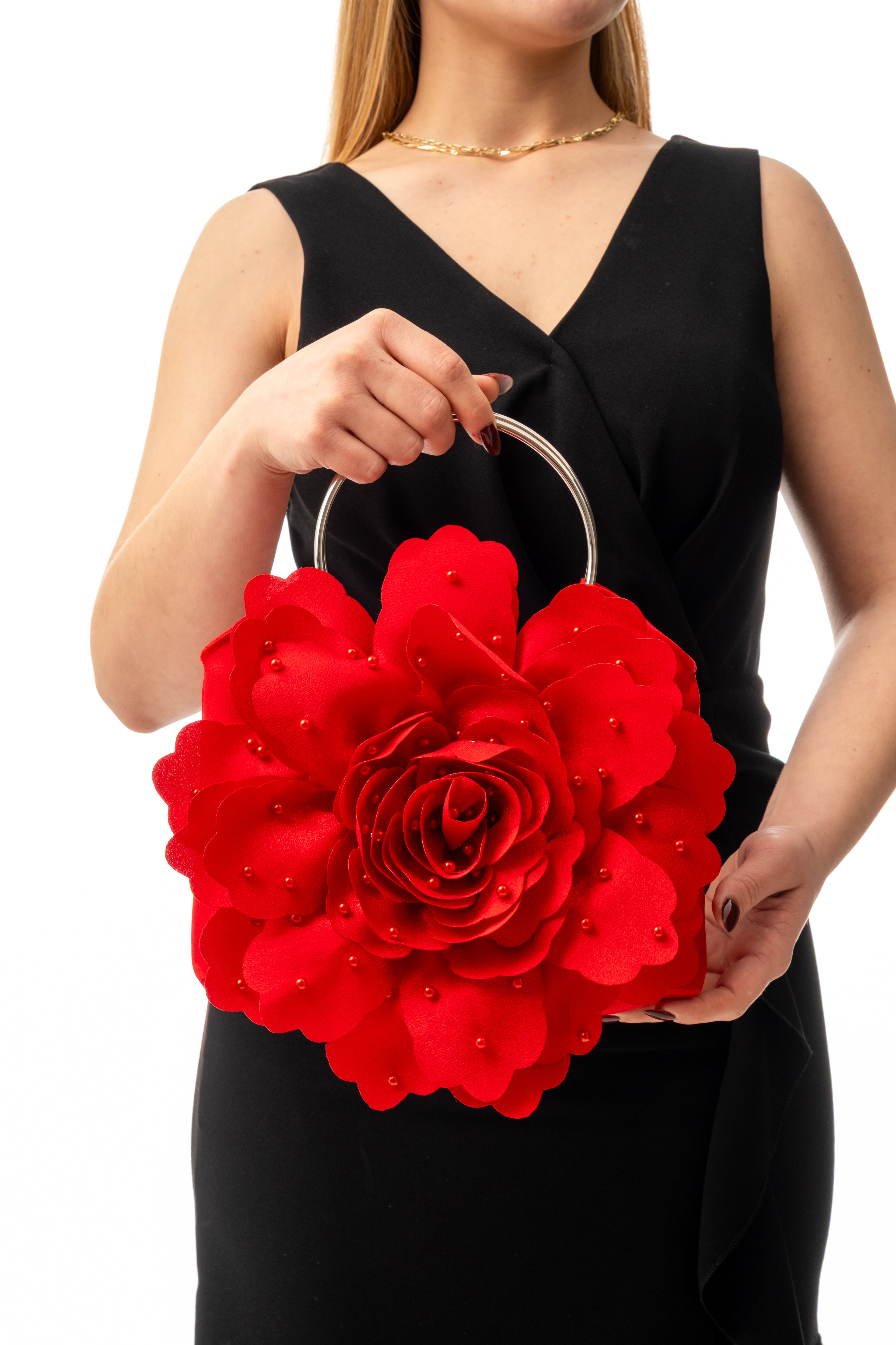 PERLA | Kırmızı Abiye Çanta