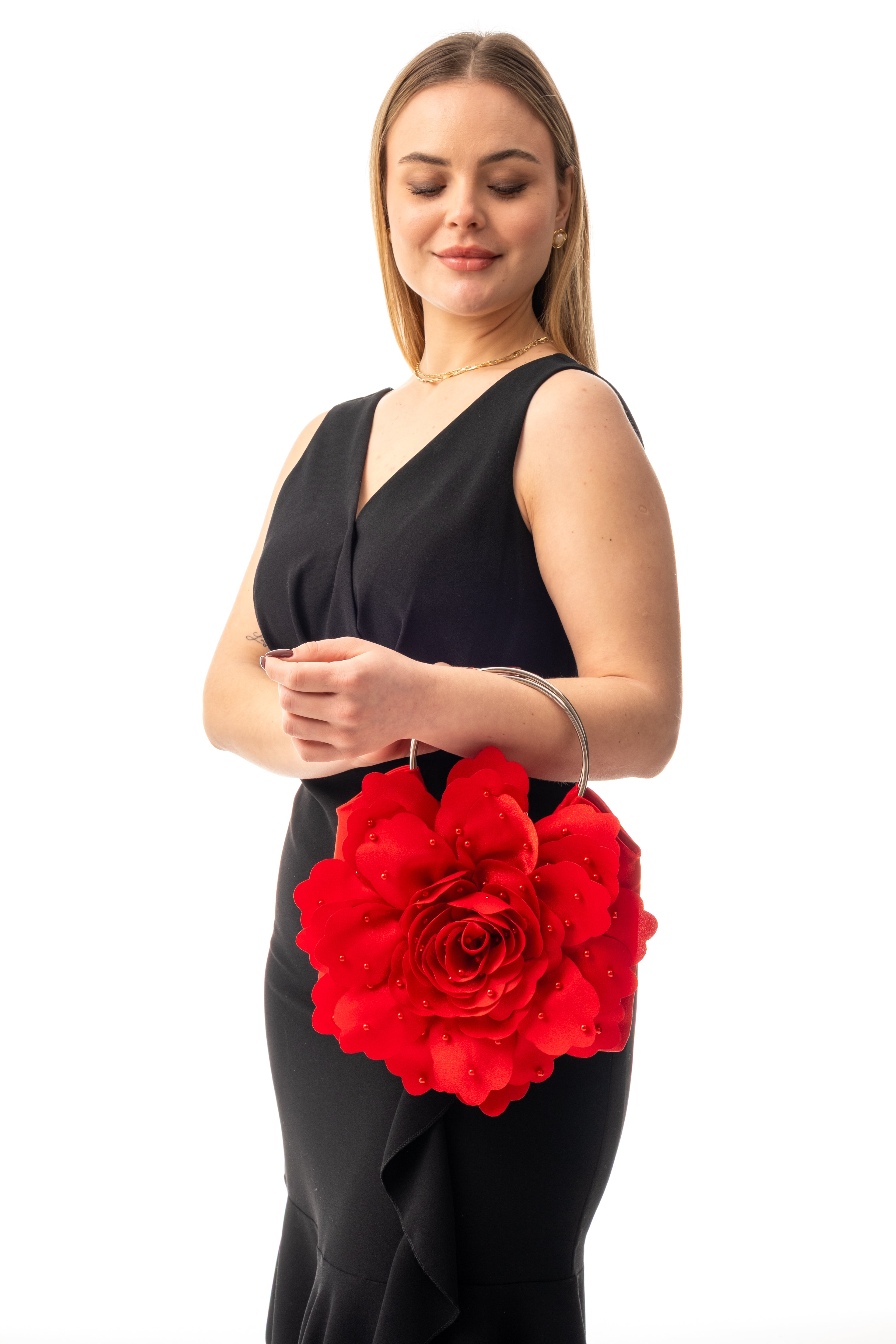 PERLA | Kırmızı Abiye Çanta