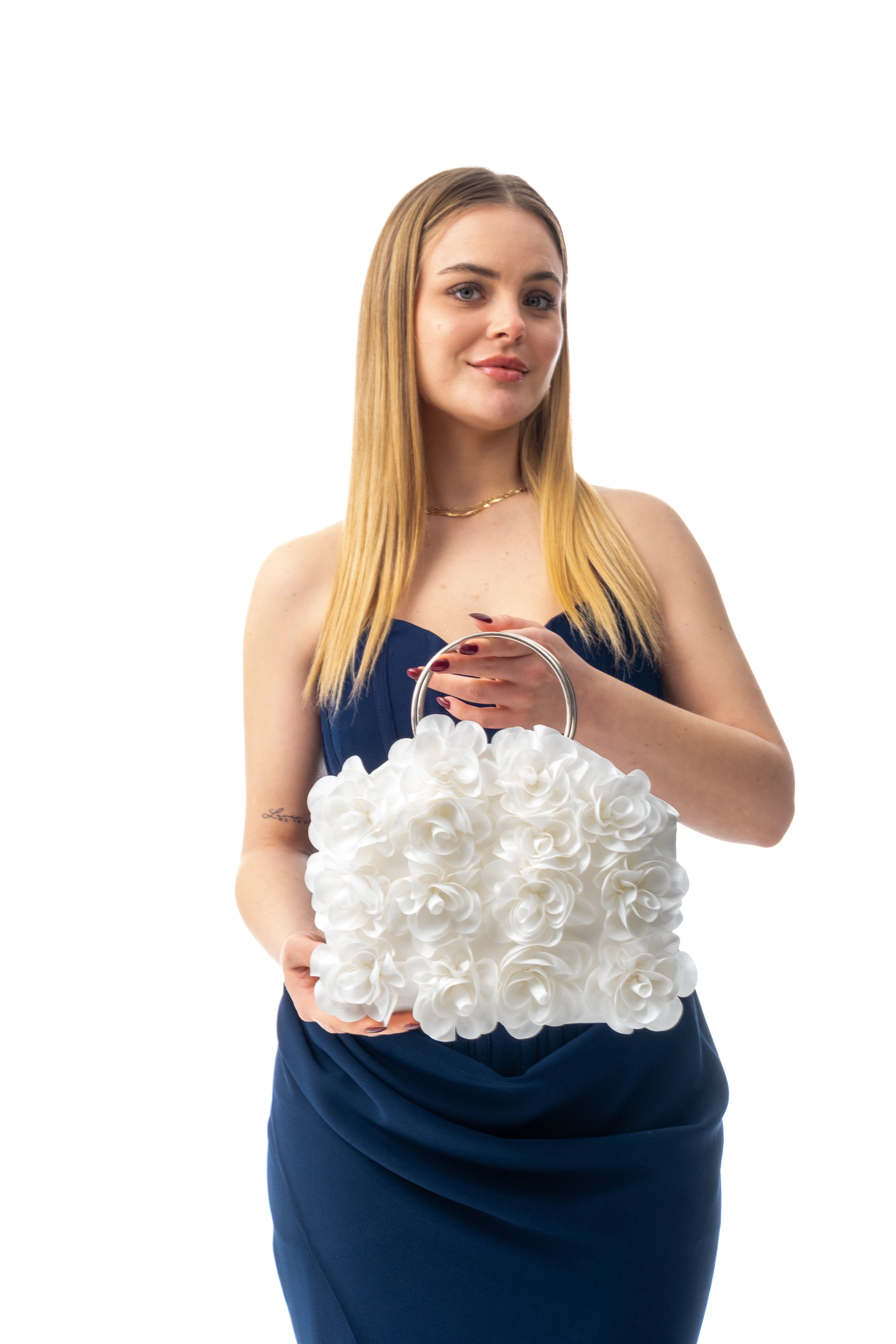 ROSALİA | Beyaz Abiye Çanta