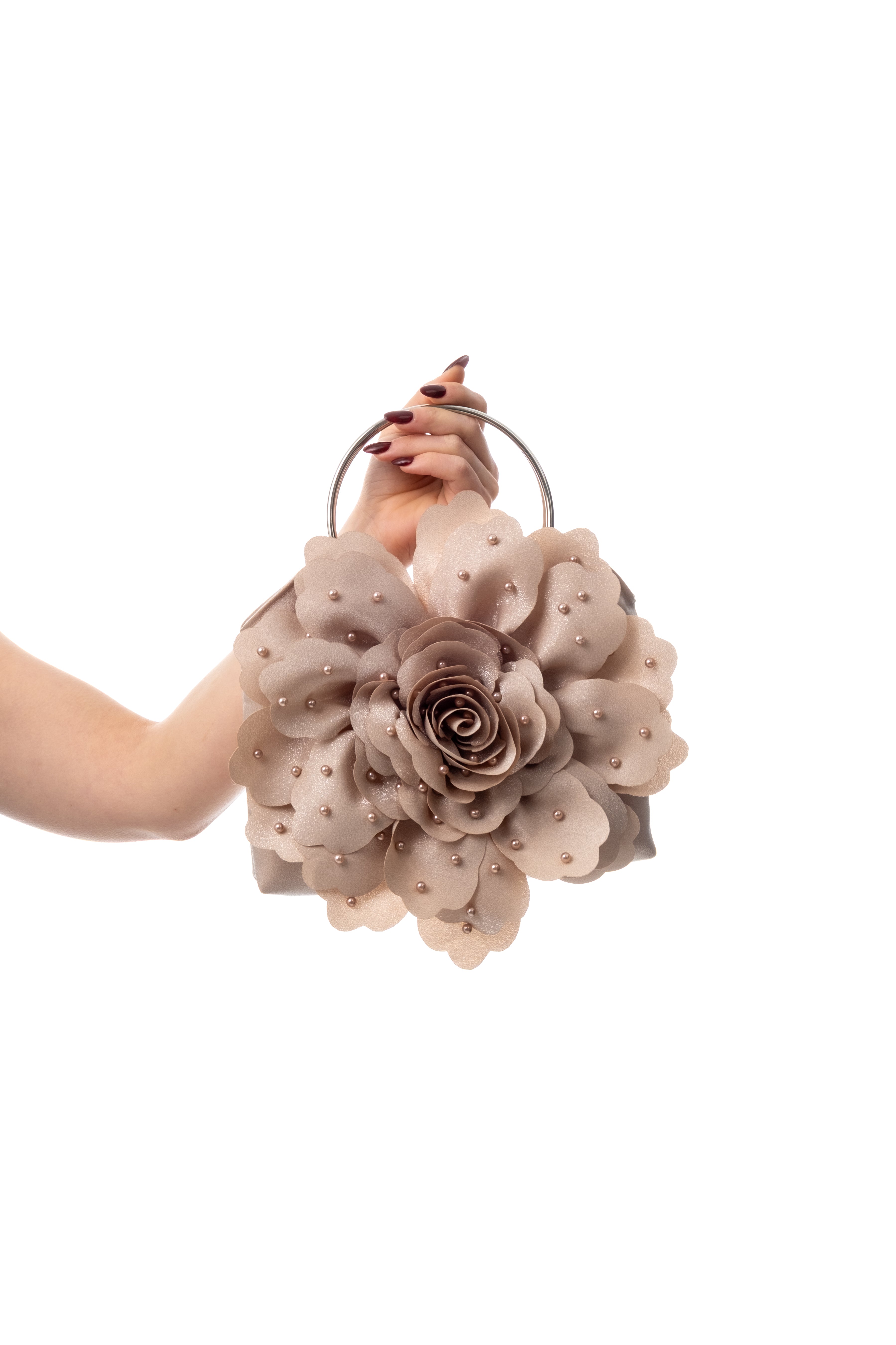 PERLA | Bej Abiye Çanta