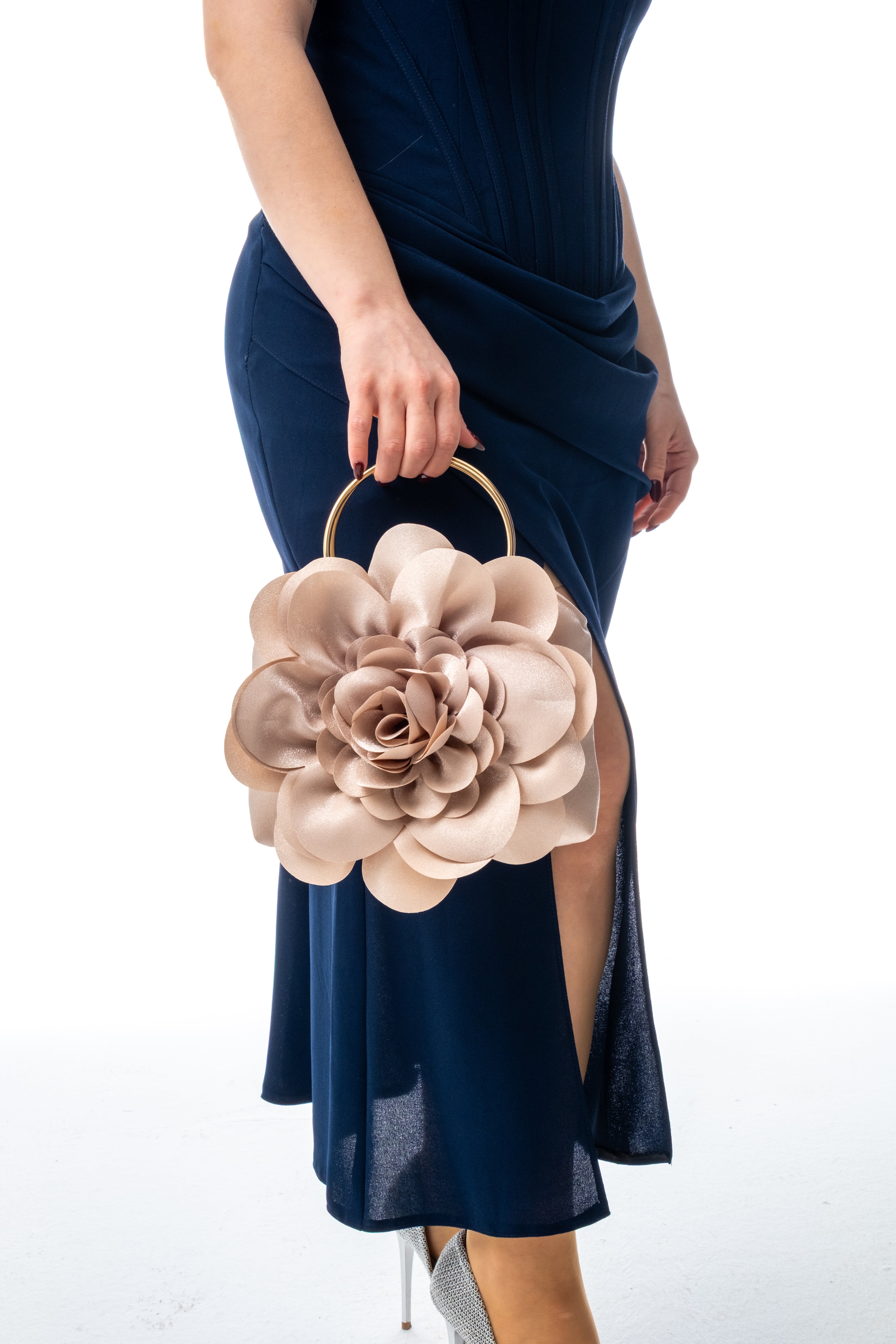 LİNA | Bej Abiye Çanta