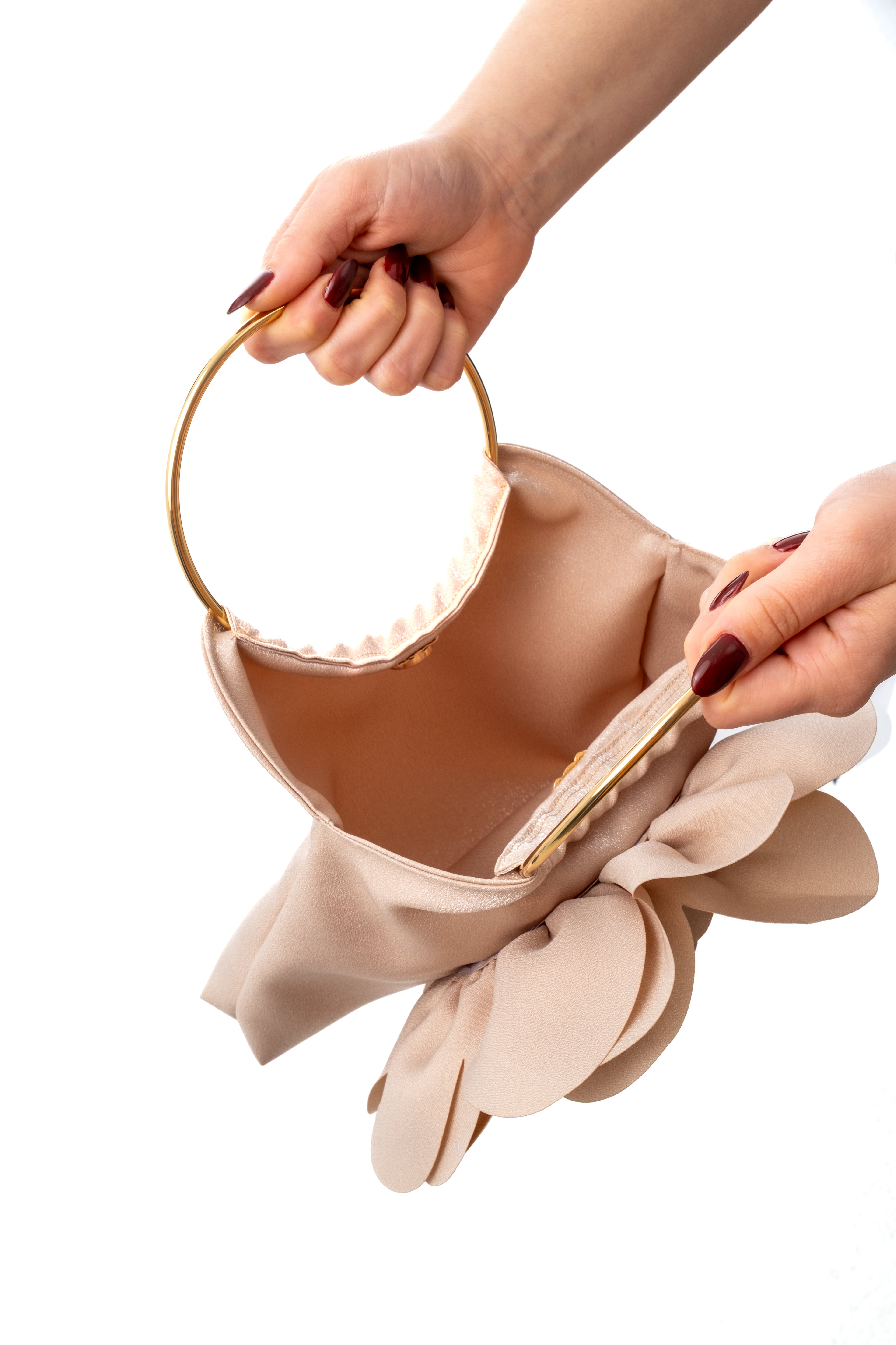 LİNA | Bej Abiye Çanta