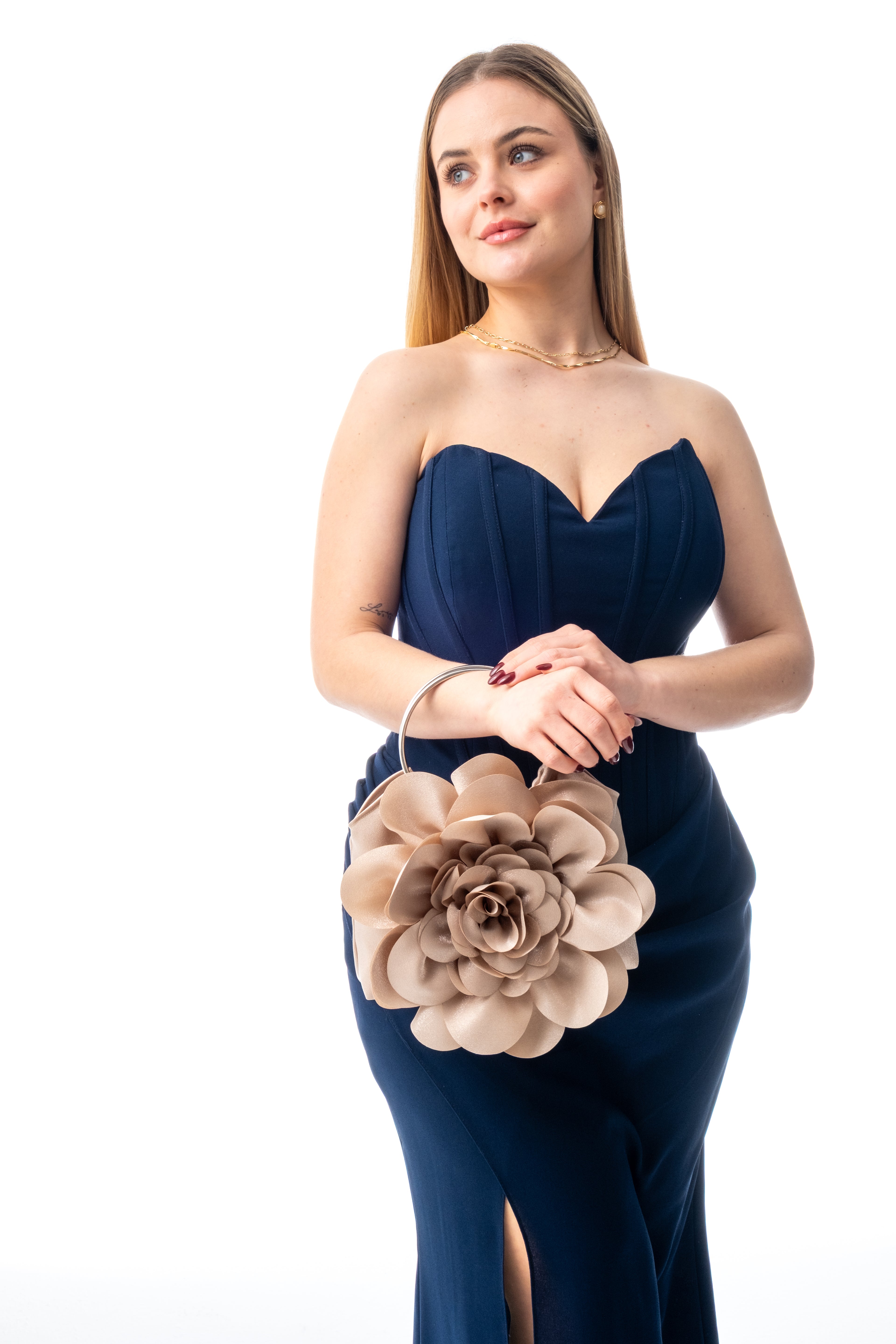 MİLA | Bej Abiye Çanta