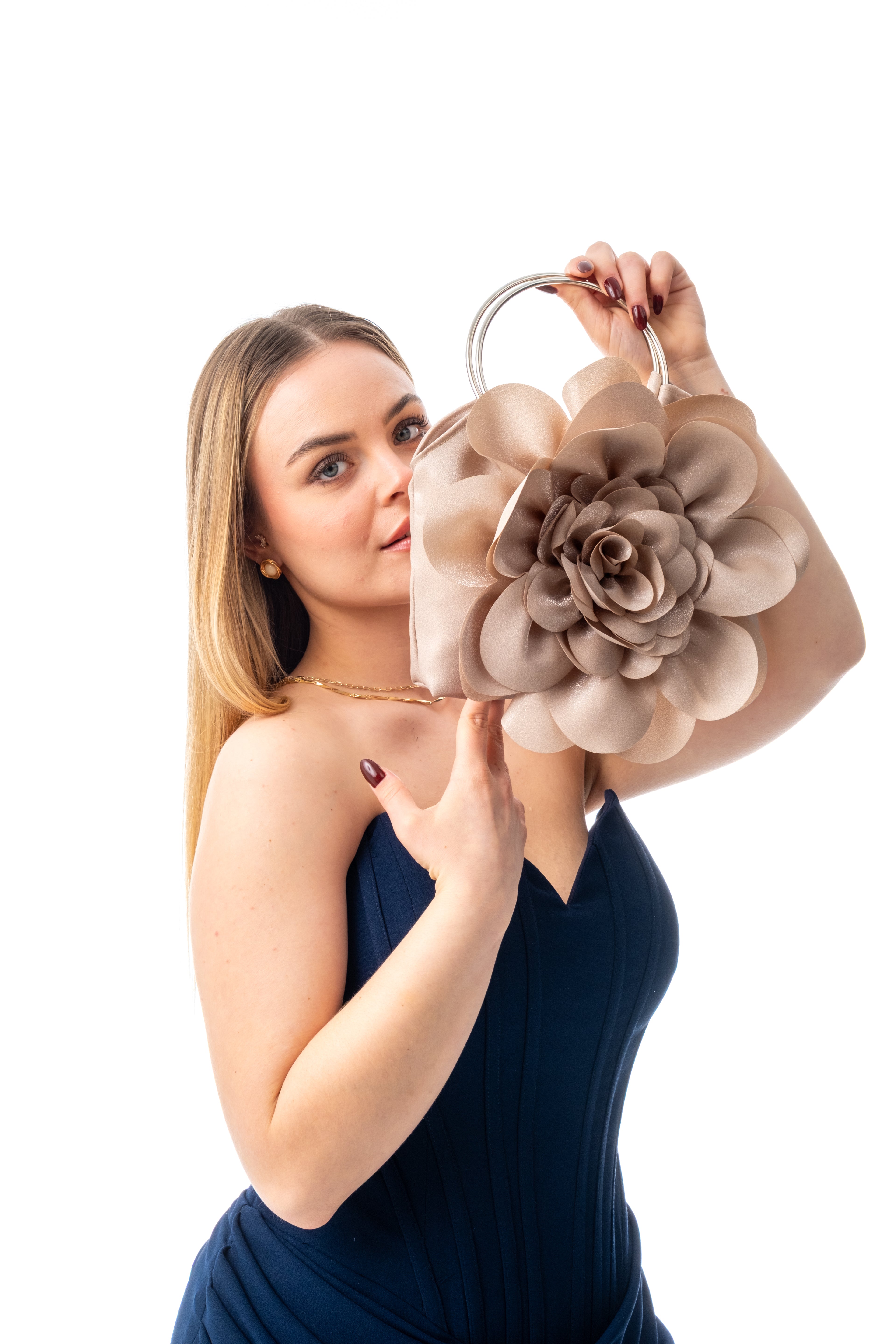 MİLA | Bej Abiye Çanta