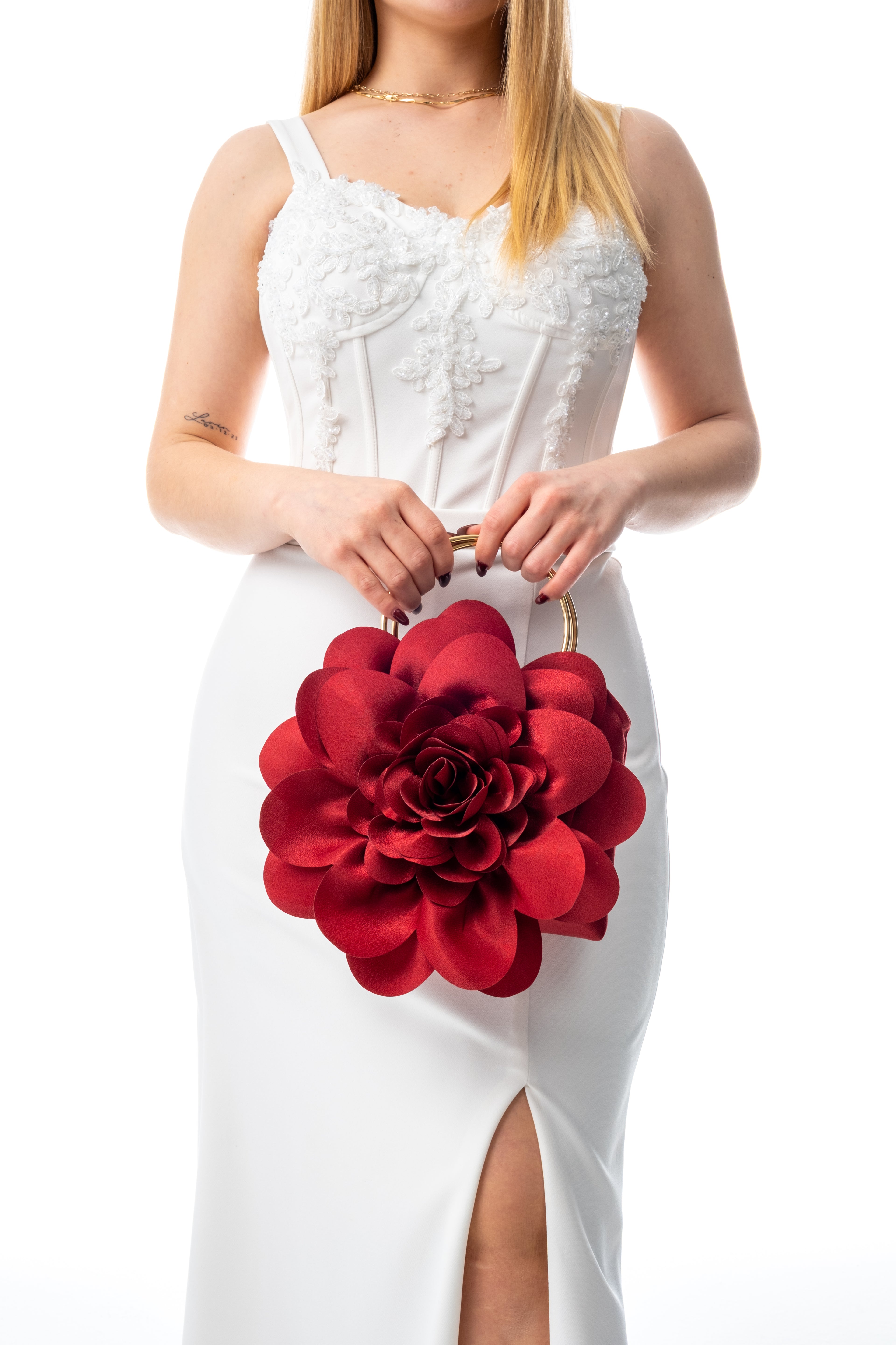 LİNA | Bordo Abiye Çanta