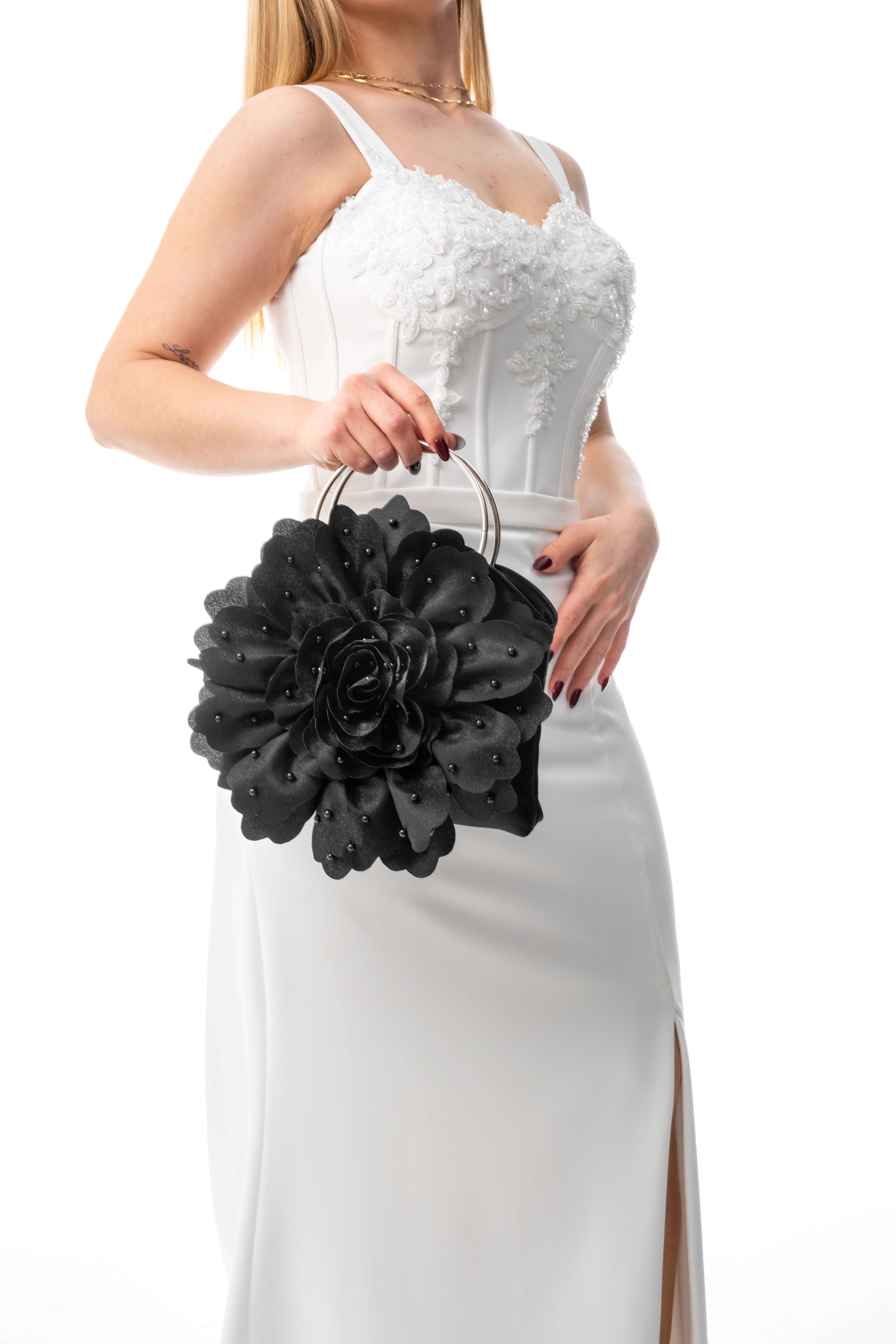 PERLA | Siyah Abiye Çanta