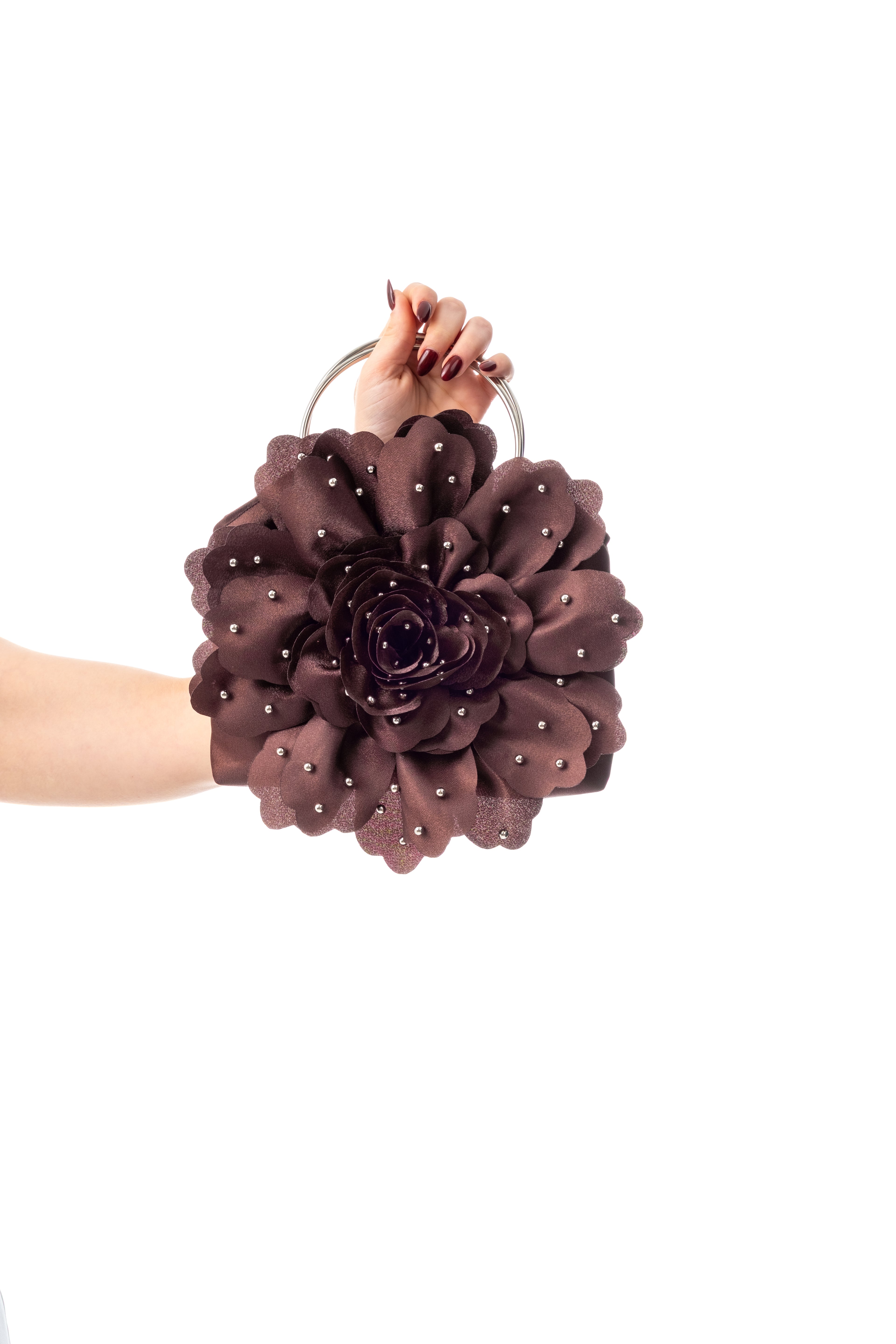 PERLA | Kahverengi Abiye Çanta