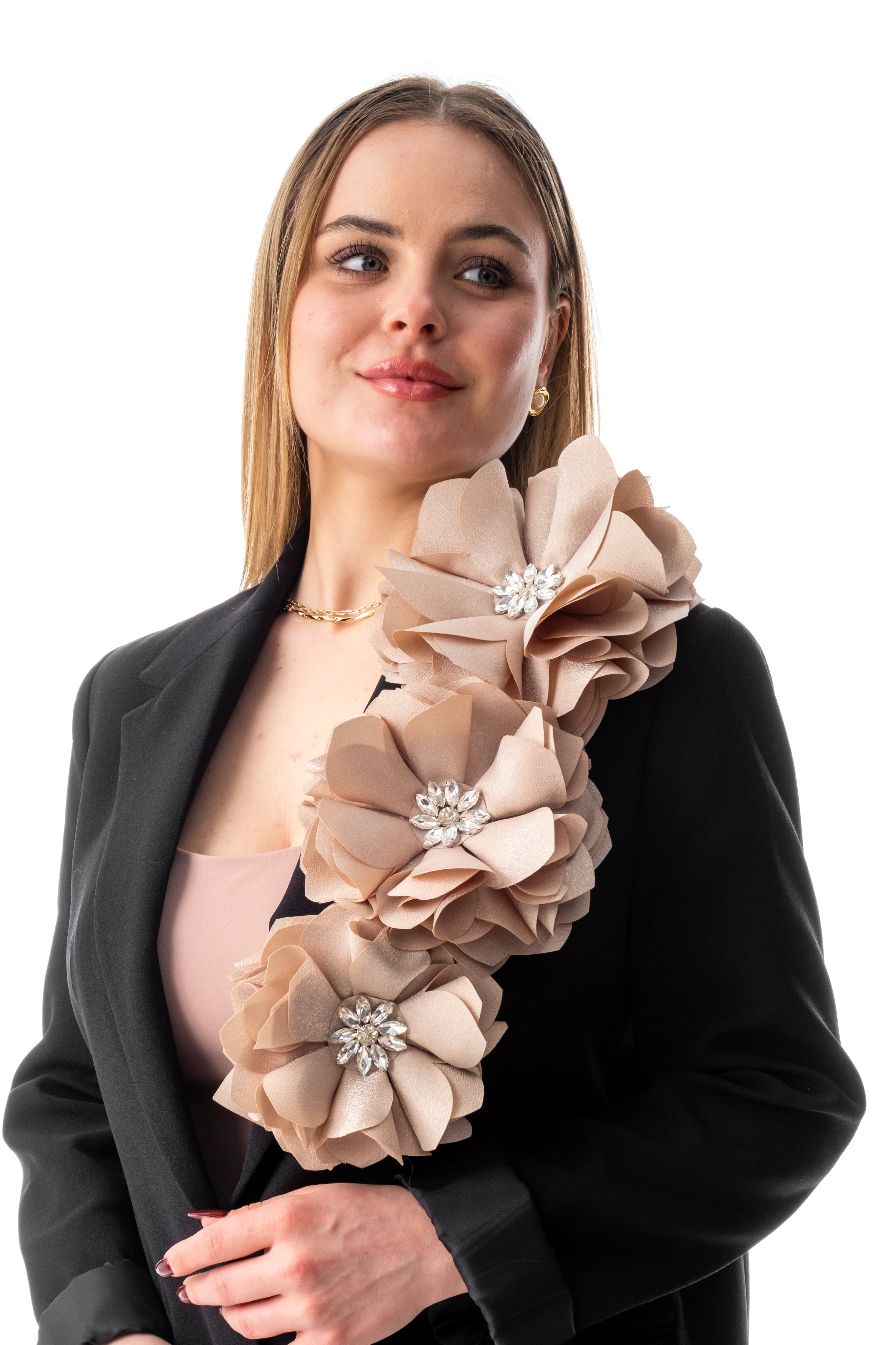 ESTELLA | Bej Yaka Çiçeği