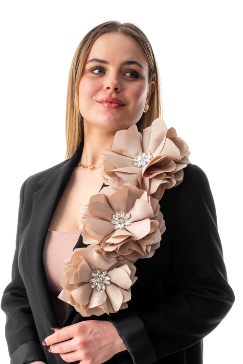 ESTELLA | Bej Yaka Çiçeği