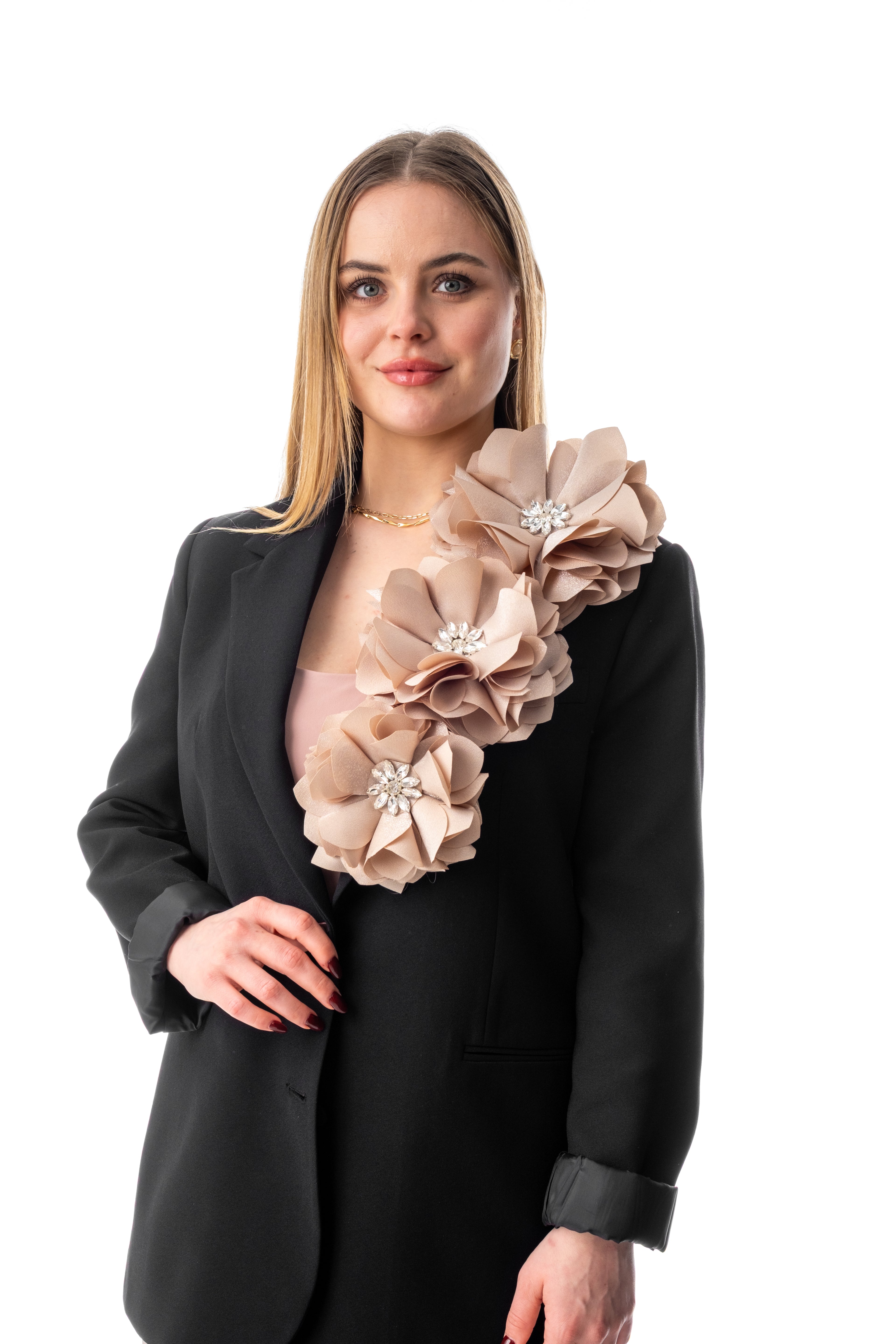 ESTELLA | Bej Yaka Çiçeği