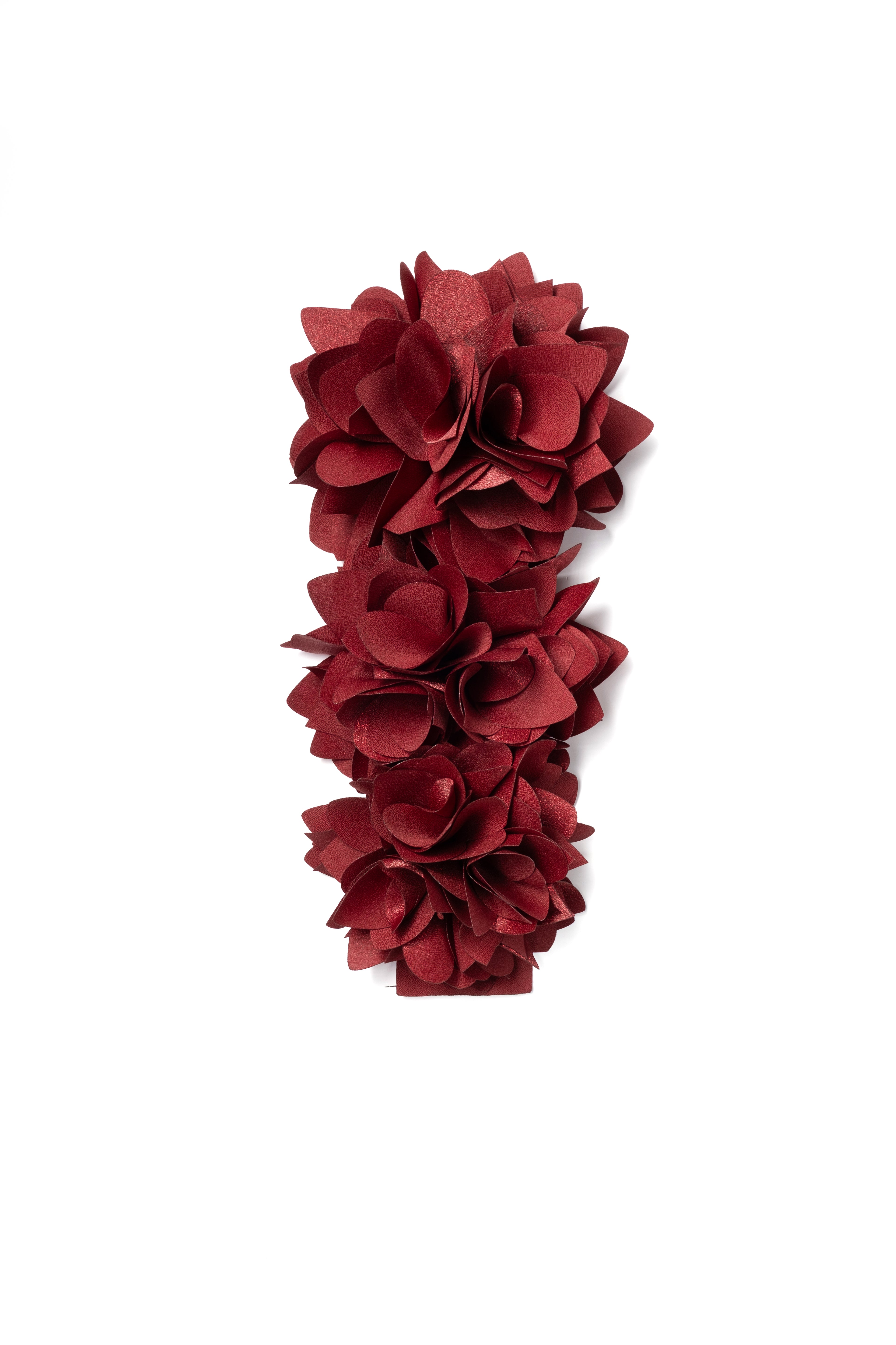 ADELİNA | Bordo Yaka Çiçeği