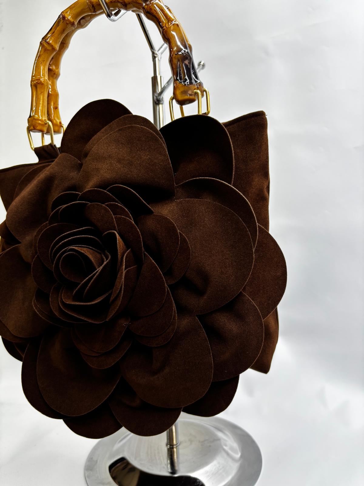 FLORA | Kahverengi Süet Çanta